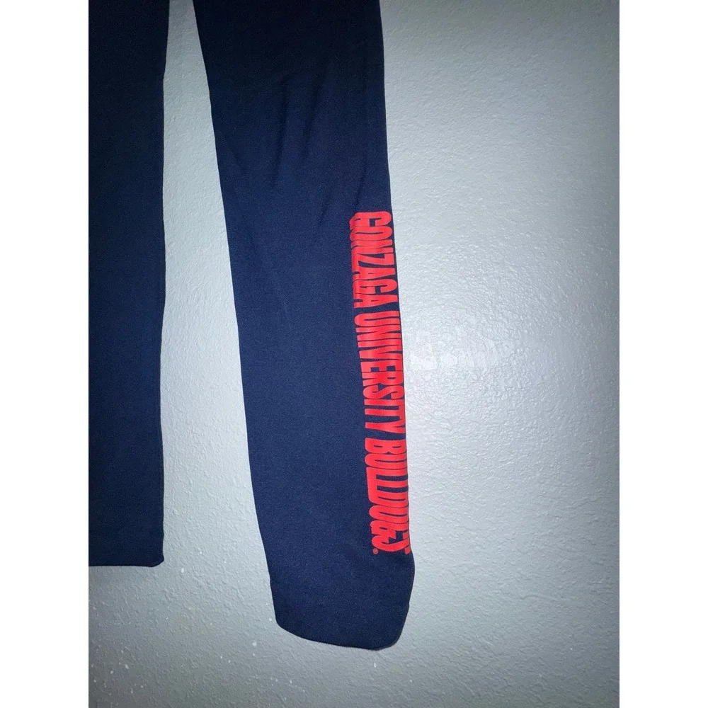 Gonzaga University Bulldogs Navy Blue Fleece Lined Leggings/Pants‎ Women's L XL